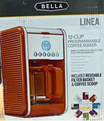 Picture of BELLA LINEA 14115 COFFEE MAKER ORANGE