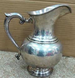 Picture of STERLING SILVER WATER PITCHER 32.17 OZ ELLMORE SILVER CO.