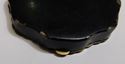 Picture of VINTAGE ENAMELED BLACK FLORAL MAKEUP COMPACT CASE