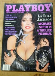 Picture of March 1989 Issue of Playboy Magazine Complete Featuring La Toya Jackson #4 GOOD 