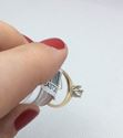 Picture of 14kt yellow gold ring size 6.5 1.9 gr with 0.60 pts carat round diamond 843726-2