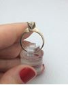 Picture of 14kt yellow gold ring size 6.5 1.9 gr with 0.60 pts carat round diamond 843726-2