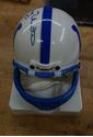 Picture of JOHNNY UNITAS SIGNED BALTIMORE COLTS MINI HELMET WITH COA COLLECTIBLE.MINT CONDITION. 