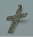 Picture of 10kt white gold pendant cross 3.4 grams 837660-1