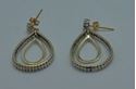 Picture of 14kt yellow gold earrings with 1 carat diamonds 3.3 grams 817390-1